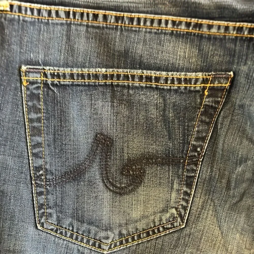Adriano Goldschmied the Protege Straight Leg Jeans Blue Wash Denim Men’s Jeans